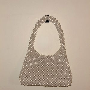 A New Day Pearl Beaded Clutch